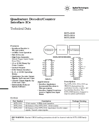 Datasheet HCTL-2000 производства Agilent